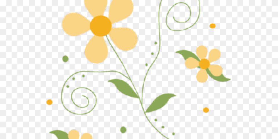 Yellow Flower Pattern, Art, Floral Design, Graphics, Baby Free Png