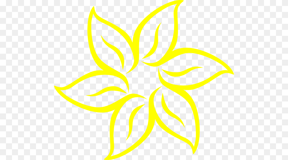 Yellow Flower Svg Clip Arts Sman 13 Depok, Art, Floral Design, Graphics, Pattern Free Png