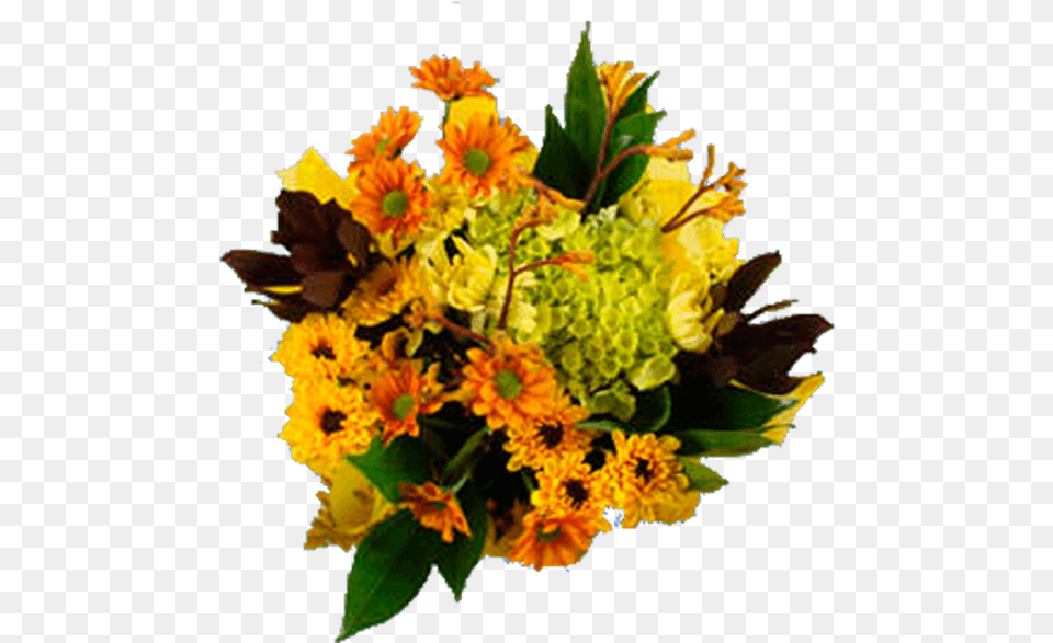 Yellow Flowers Fall Bouquet Bouquet, Art, Floral Design, Flower, Flower Arrangement Png Image