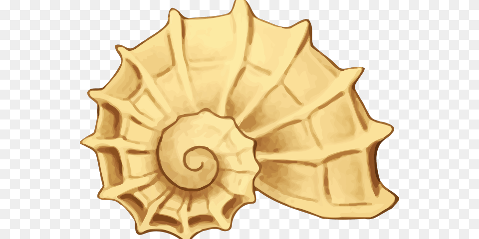 Yellow For Clipart Seashell, Animal, Invertebrate, Sea Life, Conch Free Png Download