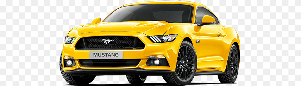 Yellow Ford Mustang Clipart Mart Gt Car Price In India, Spoke, Vehicle, Coupe, Machine Free Png Download
