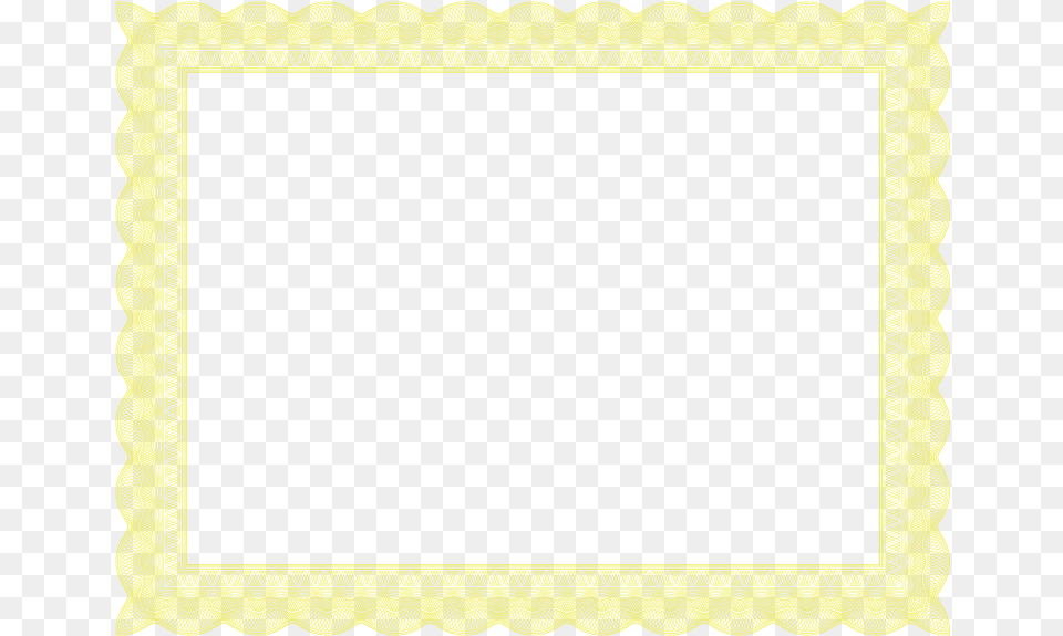 Yellow Formal Certificate Border Border, Home Decor, Blackboard Free Transparent Png