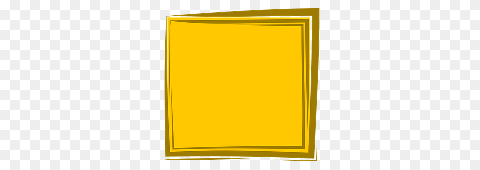 Yellow Frame Home Decor, White Board Free Transparent Png