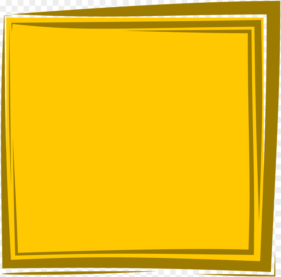 Yellow Frame, Home Decor, Rug, White Board Free Png