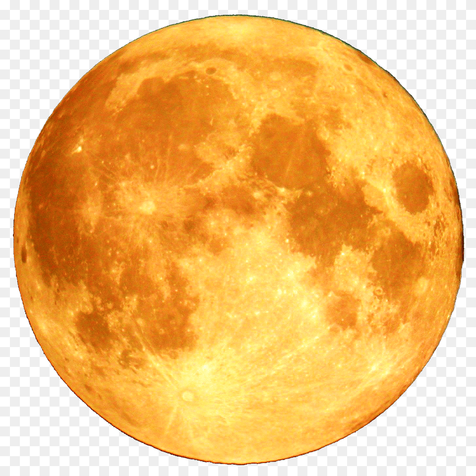 Yellow Full Moon Transparent Images, Astronomy, Full Moon, Nature, Night Png