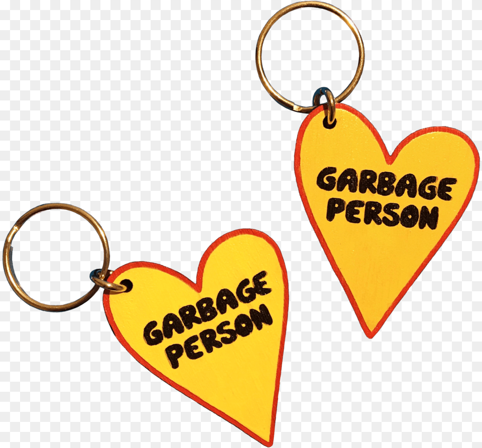 Yellow Garbage Person Keychain, Symbol Free Png