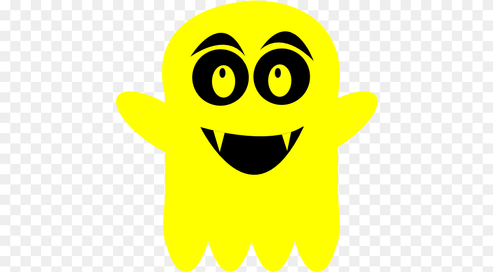 Yellow Ghost Clipart, Animal, Bear, Mammal, Wildlife Png