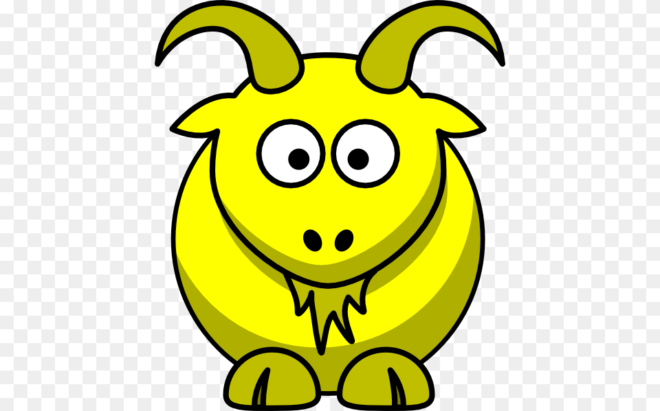 Yellow Goat Clip Art For Web, Animal, Kangaroo, Mammal, Rabbit Png Image