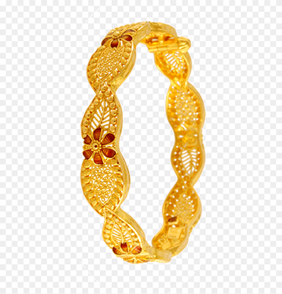 Yellow Gold Bangle For Women Gold Bangles By Pc Chandra Jewellers, Accessories, Jewelry, Ornament, Gemstone Free Png Download