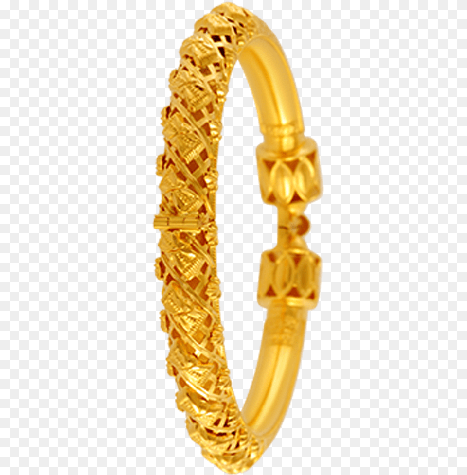 Yellow Gold Bangle For Women Pc Chandra Gold Bala, Accessories, Jewelry, Ornament, Bangles Png