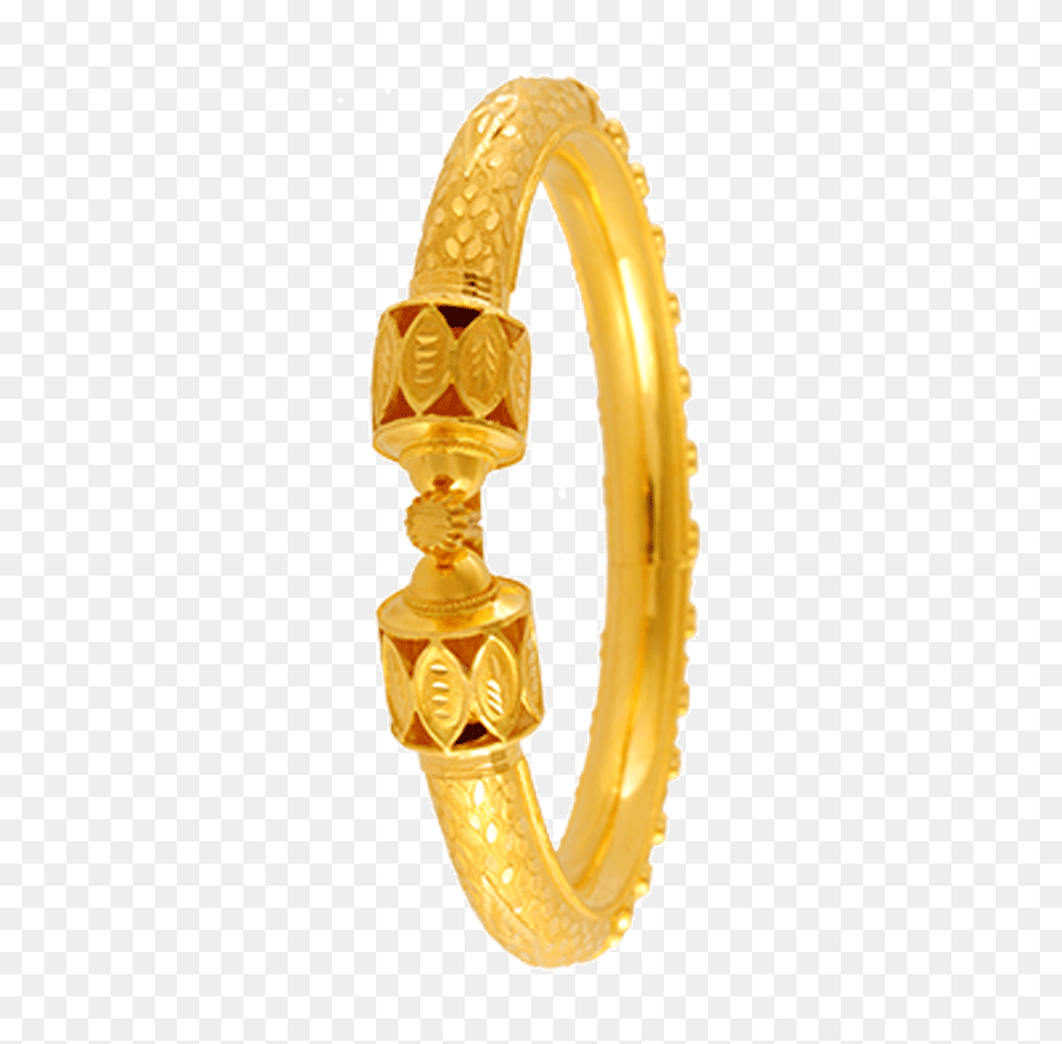 Yellow Gold Bangle For Women Pc Chandra Jewellers Bala Collection, Accessories, Jewelry, Ornament, Smoke Pipe Png Image