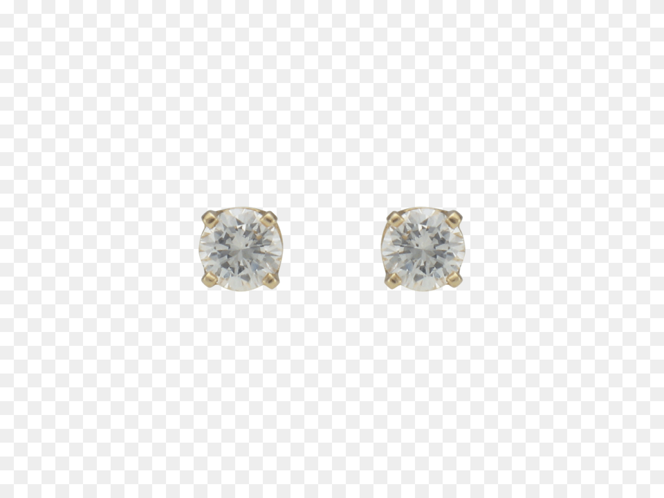 Yellow Gold Carat Diamond Studs Scottsdale Fine Jewelers, Accessories, Earring, Gemstone, Jewelry Free Png