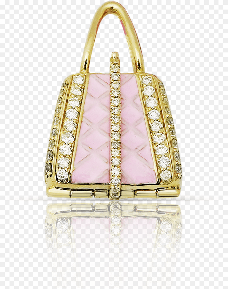 Yellow Gold Diamond Ladies Purse Handbag, Accessories, Bag, Jewelry, Gemstone Free Transparent Png