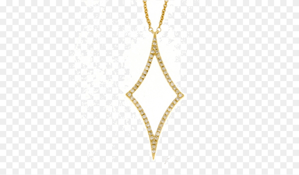 Yellow Gold Diamond Necklace Elongated Shape Illustration, Accessories, Gemstone, Jewelry, Pendant Free Transparent Png