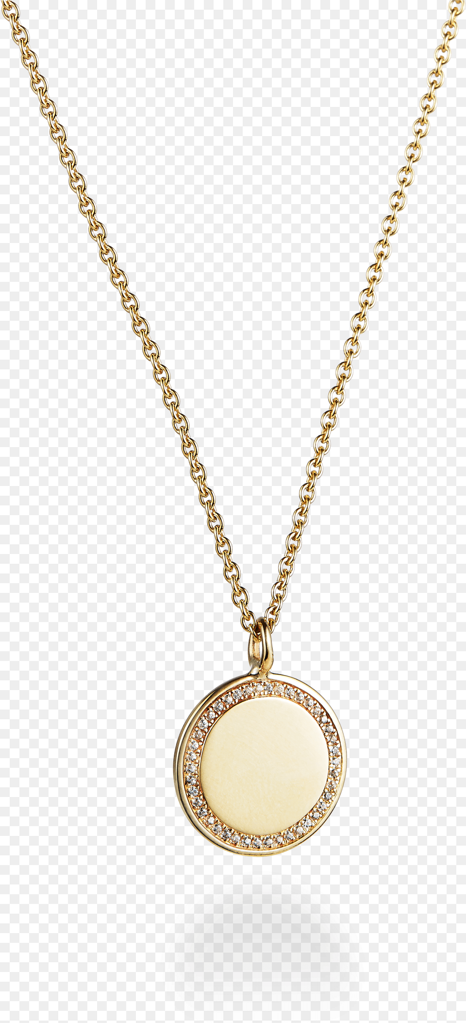 Yellow Gold Diamond Set Round Pendant Pendant, Accessories, Jewelry, Necklace, Locket Free Png