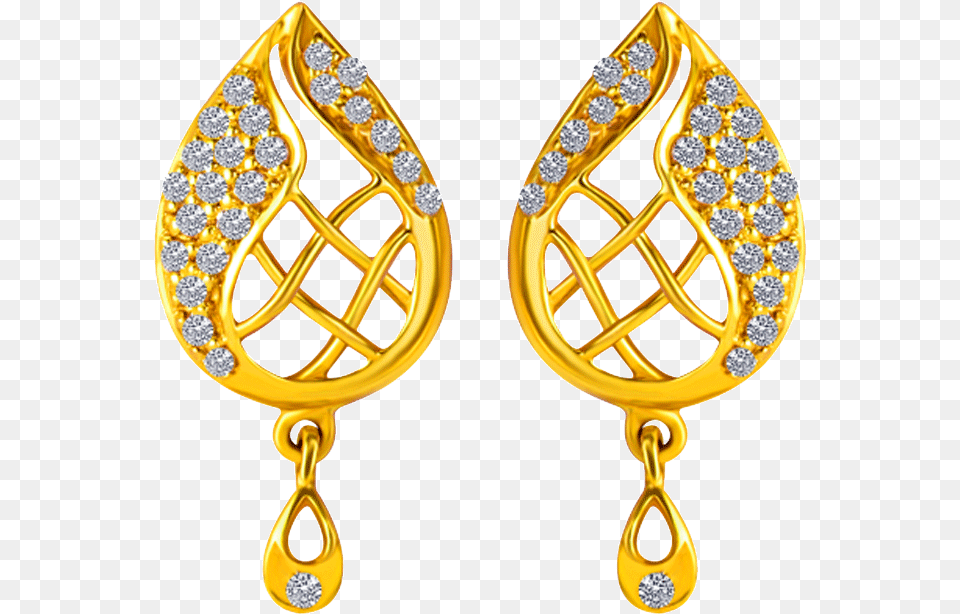 Yellow Gold Earring Earrings, Accessories, Jewelry, Machine, Wheel Free Png