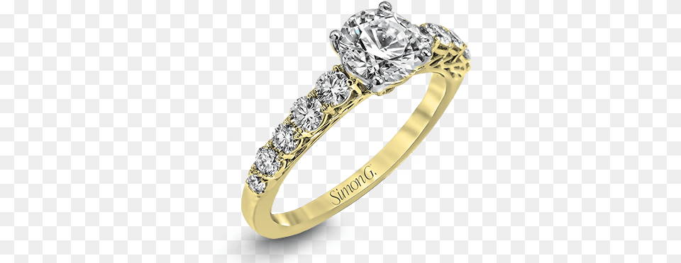 Yellow Gold Engagement Ring Engagement Ring, Accessories, Diamond, Gemstone, Jewelry Free Png