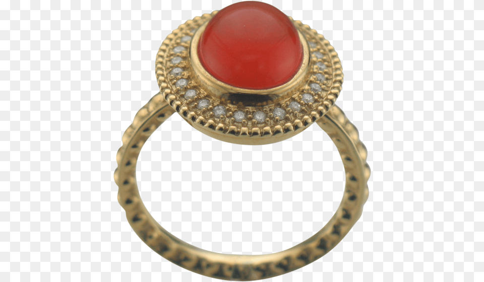 Yellow Gold Fire Opal Diamond Ring, Accessories, Jewelry, Gemstone Free Png Download