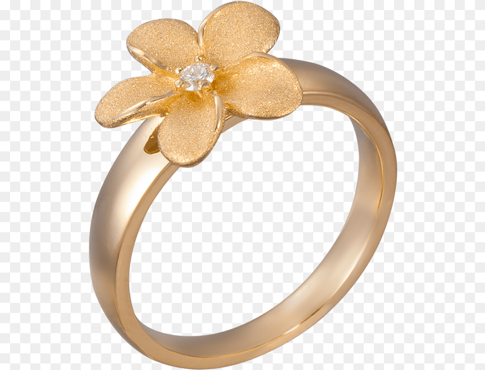 Yellow Gold Flower Ring Engagement Ring, Accessories, Jewelry Free Transparent Png