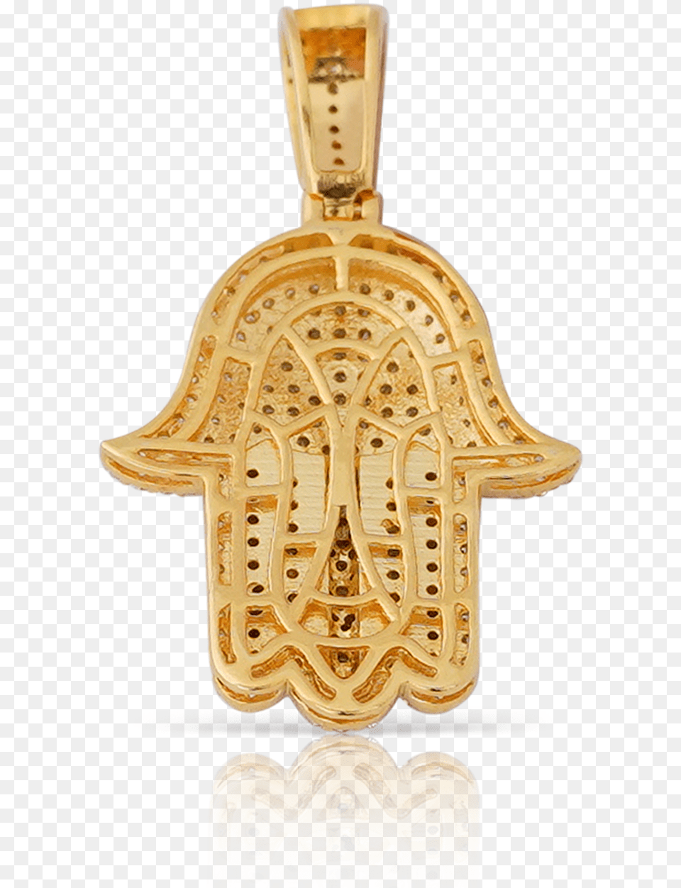 Yellow Gold Hamsa Diamond Pendant Locket, Accessories, Cross, Symbol Free Png Download