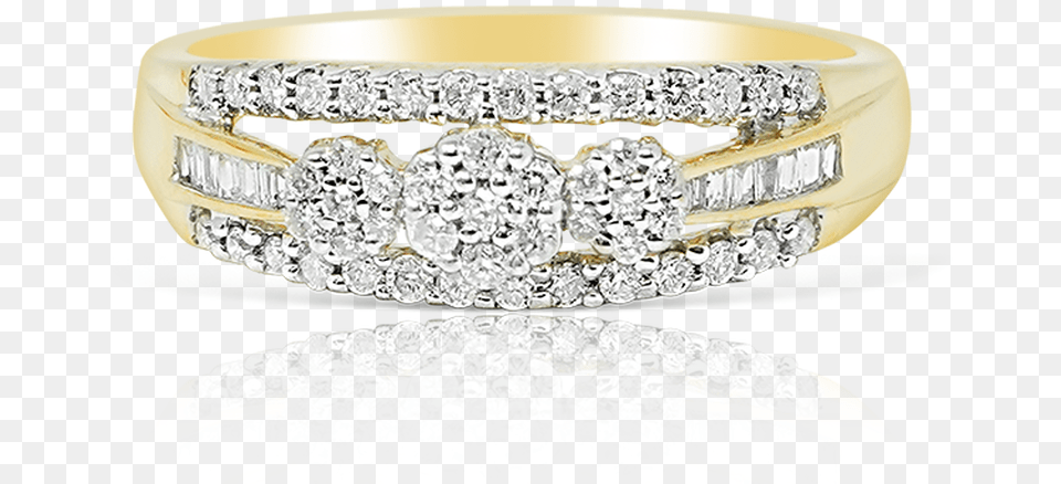 Yellow Gold Ladies Ring With 036ct Diamonds Bangle, Accessories, Diamond, Gemstone, Jewelry Png Image
