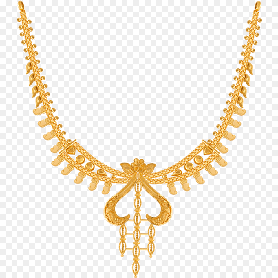 Yellow Gold Necklace 10gm Gold Necklace Design, Accessories, Jewelry, Diamond, Gemstone Png Image