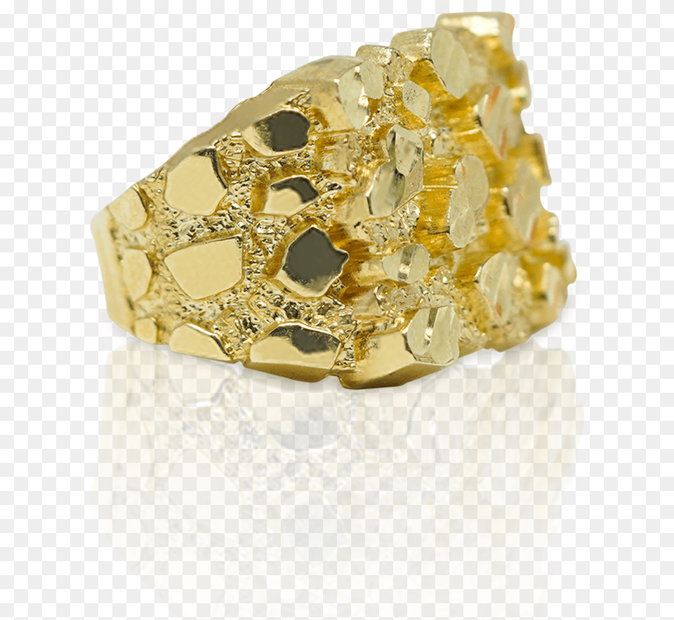 Yellow Gold Nugget Ring Pre Engagement Ring, Accessories, Jewelry, Diamond, Gemstone Png Image