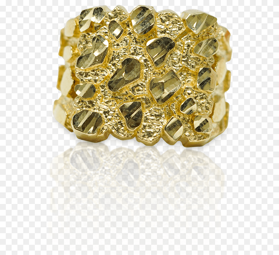 Yellow Gold Nugget Ring Ring, Accessories, Treasure, Diamond, Gemstone Png Image