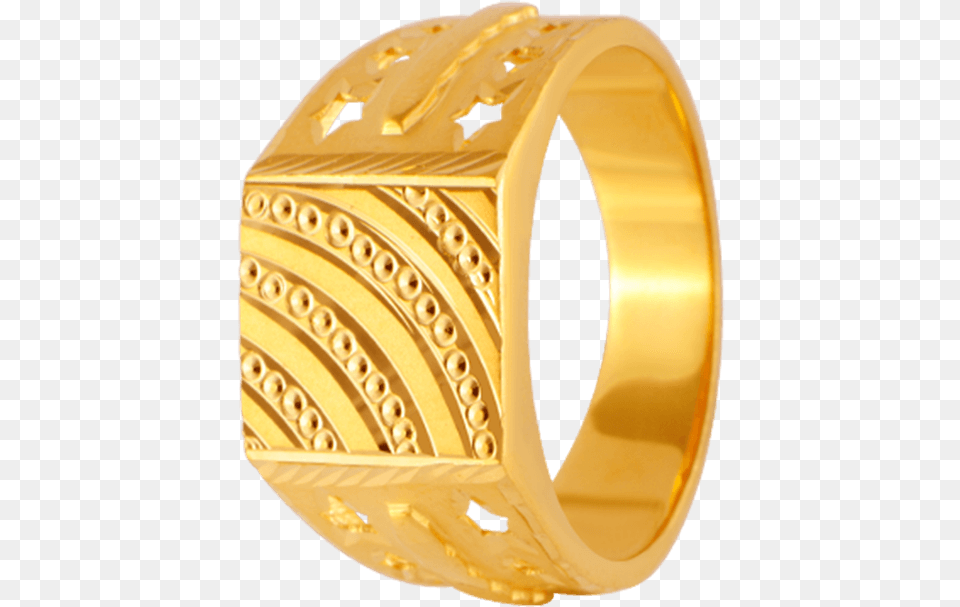 Yellow Gold Ring For Men, Accessories, Jewelry, Treasure, Ornament Png Image