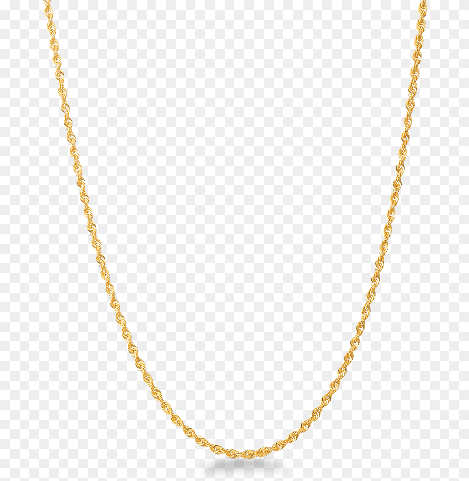 Yellow Gold Rope Chain 20 Inches Senco Gold Baby Collection With Price, Accessories, Jewelry, Necklace Png