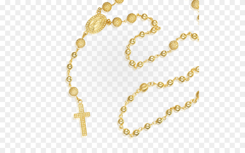 Yellow Gold Rosary, Accessories, Jewelry, Necklace, Cross Png