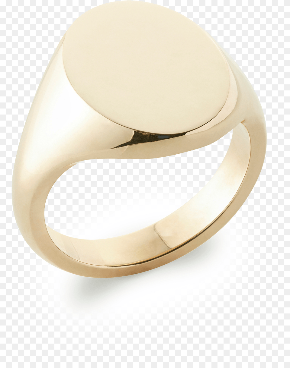 Yellow Gold Signet Ring Oxford Oval Platinum Signet Ring, Accessories, Jewelry Free Png Download