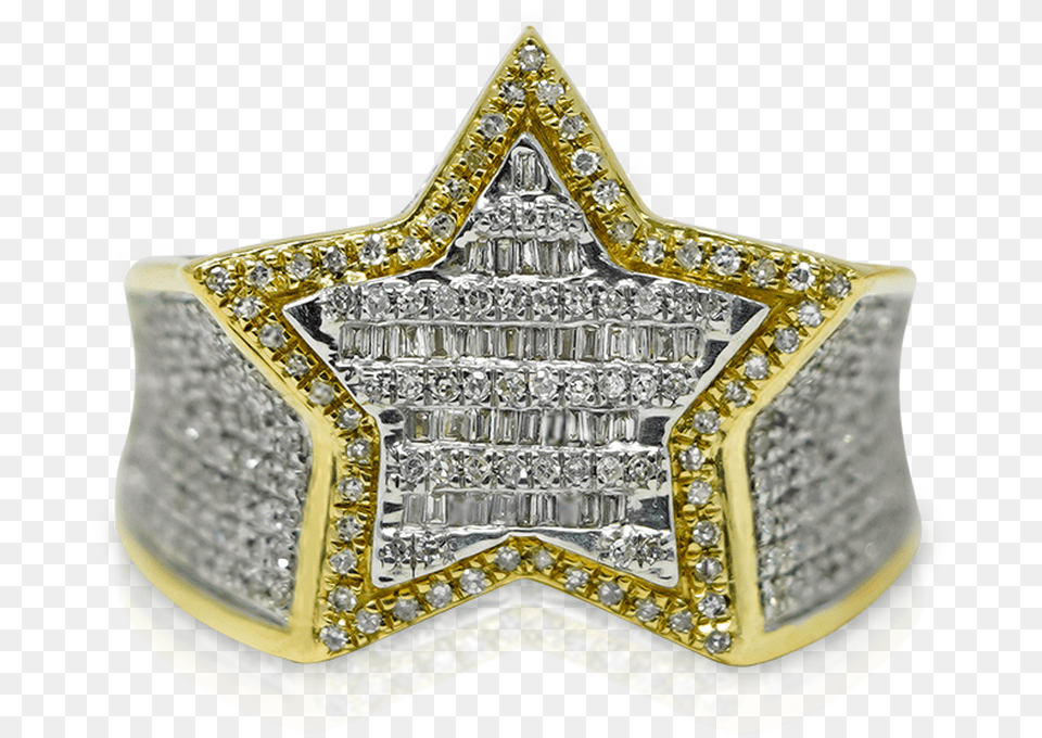 Yellow Gold Star Diamond Ring 102ct Bracelet, Accessories, Jewelry, Gemstone, Silver Png Image