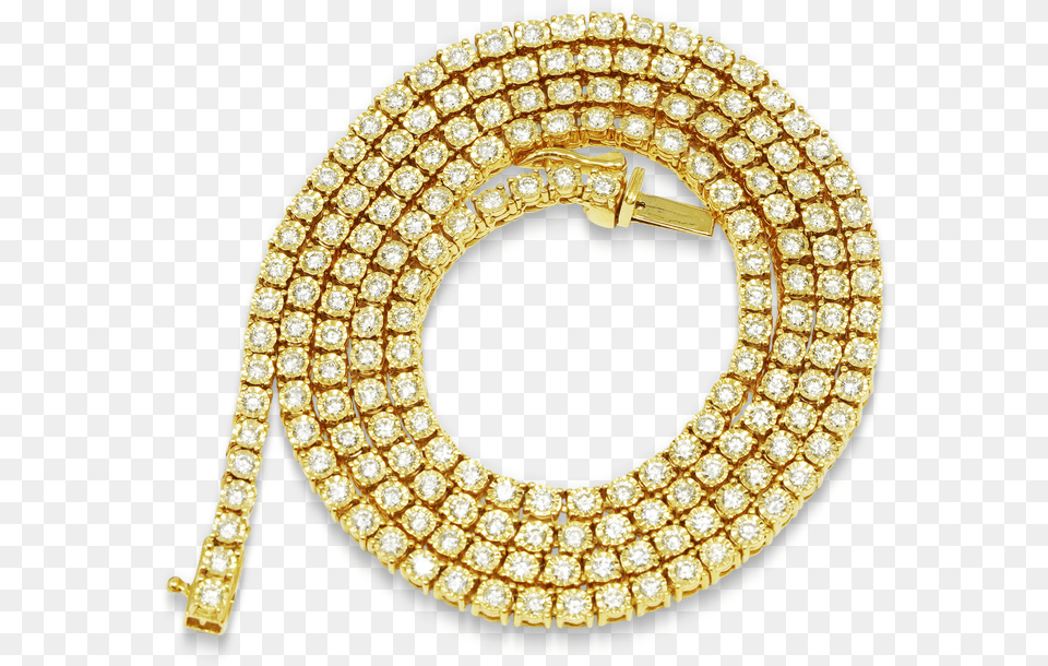 Yellow Gold Tennis Chain Triangulo Em Forma De Crculo, Accessories, Diamond, Gemstone, Jewelry Png Image