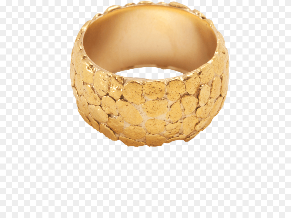 Yellow Gold Wide Nugget Ring, Accessories, Jewelry, Ornament, Bangles Free Png Download