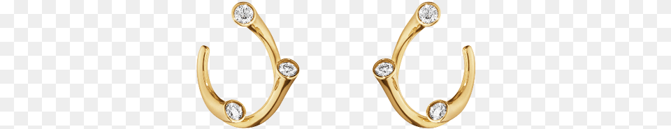 Yellow Gold With Diamonds Earrings, Accessories, Diamond, Earring, Gemstone Free Png