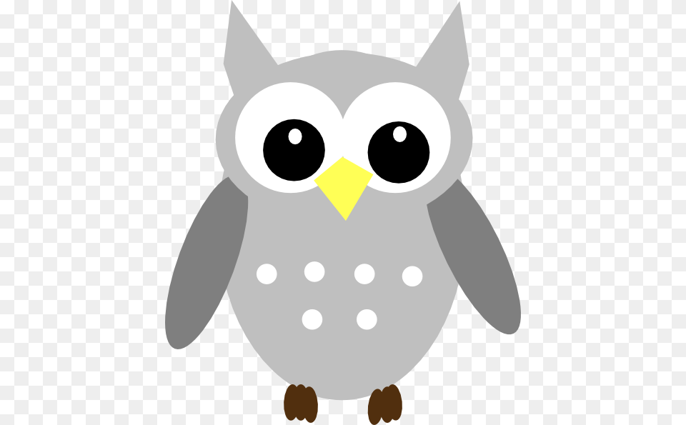 Yellow Gray Owl Clip Art At Clker Yellow And Gray Owl, Animal, Bear, Mammal, Wildlife Free Transparent Png