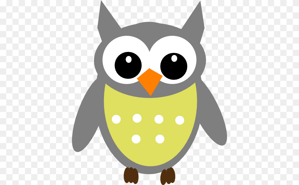 Yellow Gray Owl Clip Arts For Web, Animal, Bear, Mammal, Wildlife Png