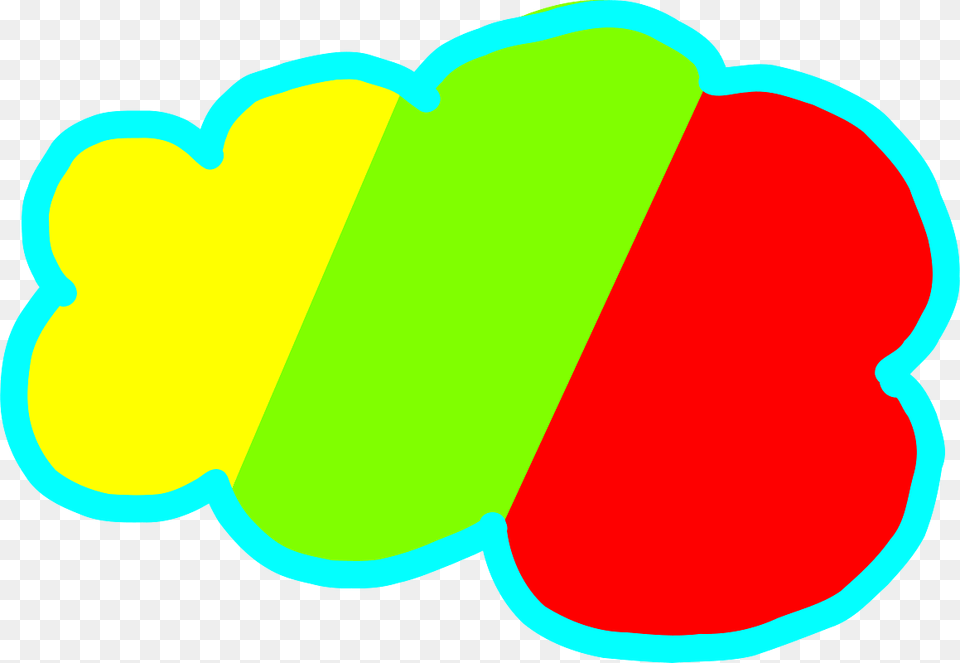 Yellow Green And Red Cloud, Logo Free Png