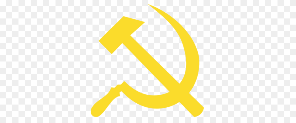 Yellow Hammer And Sickle In Red Circle Transparent, Animal, Fish, Sea Life, Shark Free Png