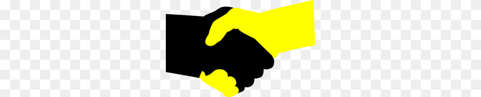 Yellow Hand Shake Clip Art, Body Part, Person, Finger Free Transparent Png