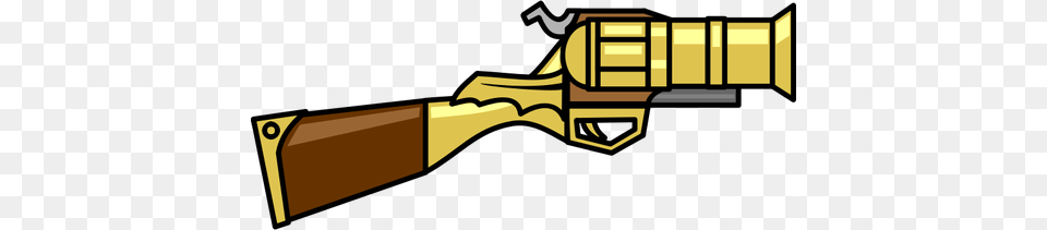 Yellow Handgun, Firearm, Gun, Rifle, Weapon Free Transparent Png