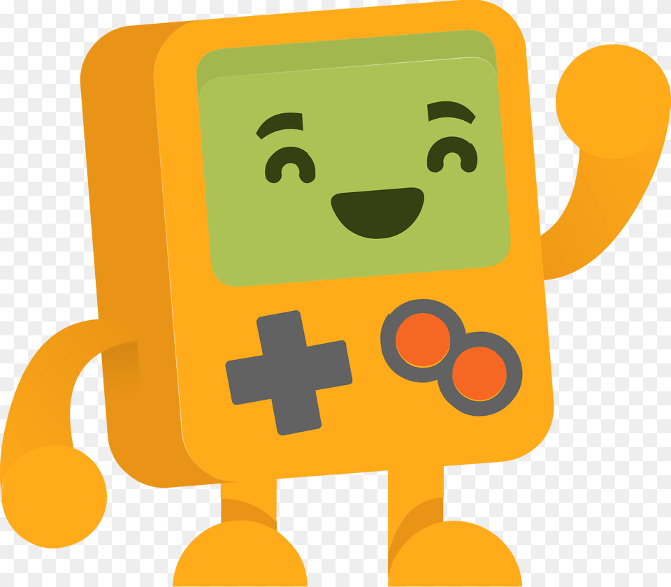 Yellow Handheld Game Console Character Clipart, First Aid Free Transparent Png