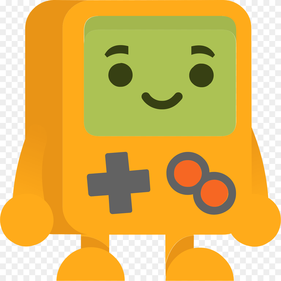 Yellow Handheld Game Console Character Clipart, First Aid, Face, Head, Person Free Png Download