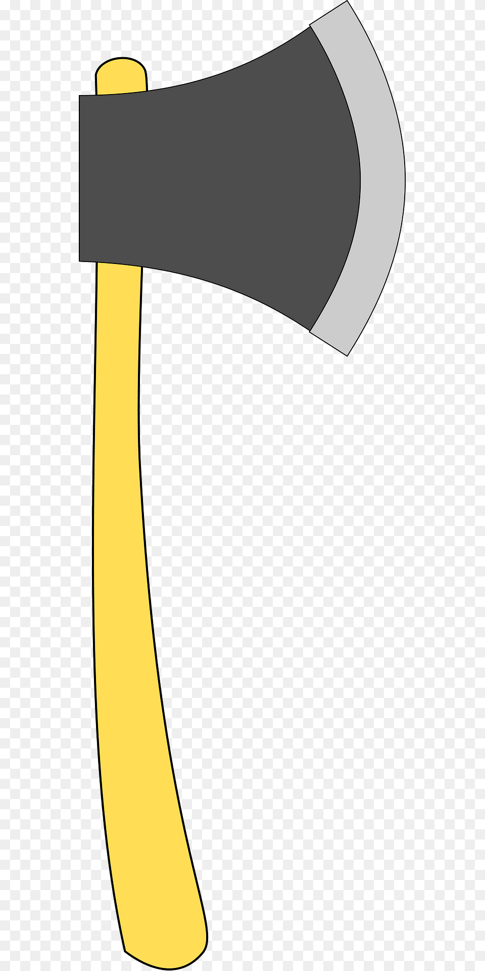 Yellow Handled Axe Clipart, Weapon, Device, Tool Free Transparent Png