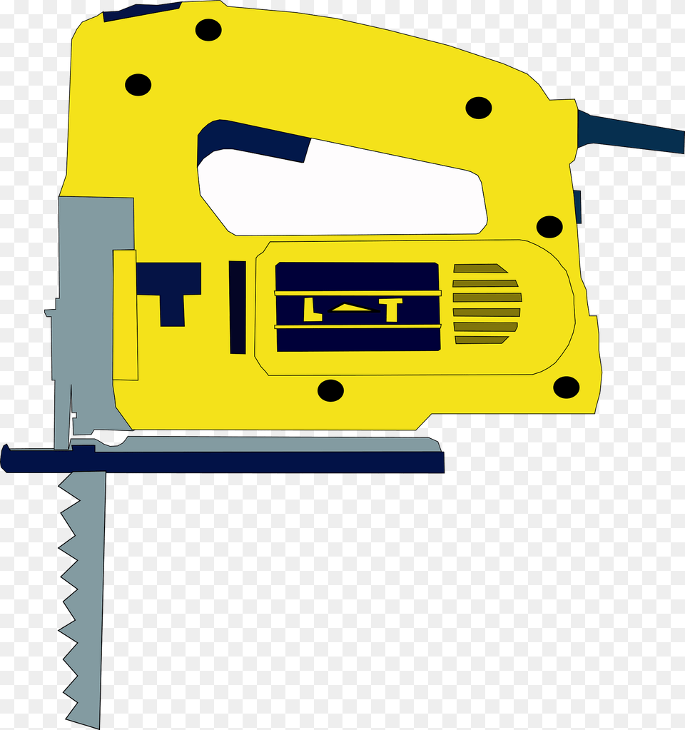 Yellow Handsaw Clipart, Device, Bulldozer, Machine Png
