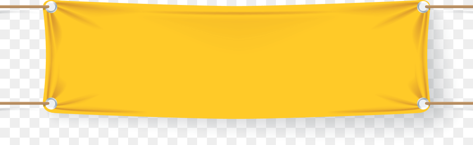 Yellow Hanging Banner Hanging Banner, Cushion, Home Decor, Text Free Transparent Png