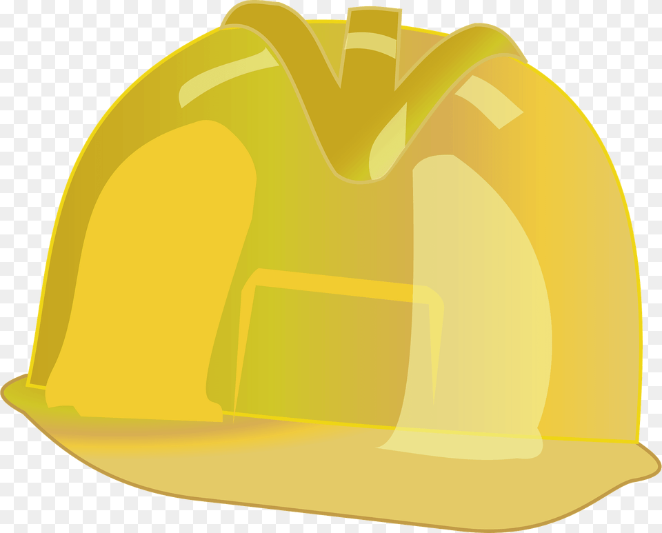 Yellow Hard Hat Clipart, Clothing, Hardhat, Helmet Png