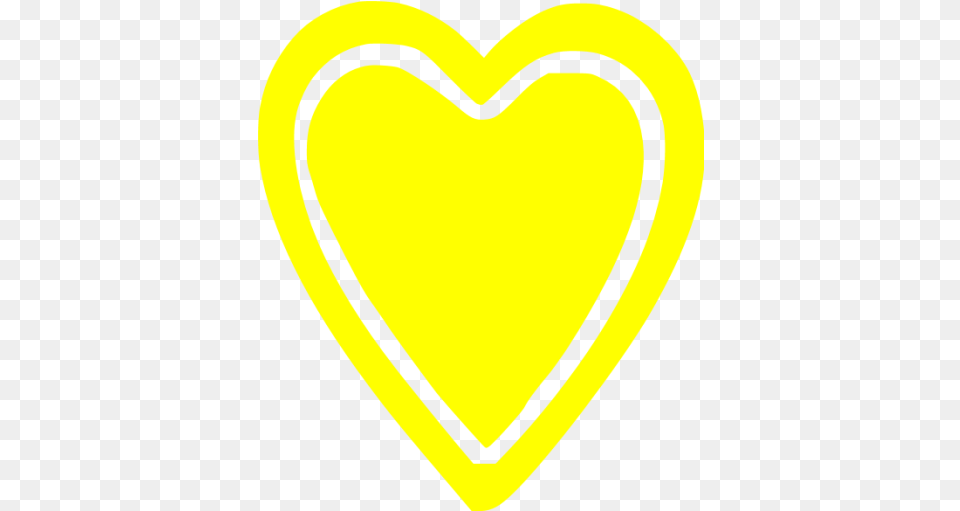 Yellow Heart 18 Icon Yellow Heart Icons Heart, Accessories, Jewelry, Necklace Free Transparent Png