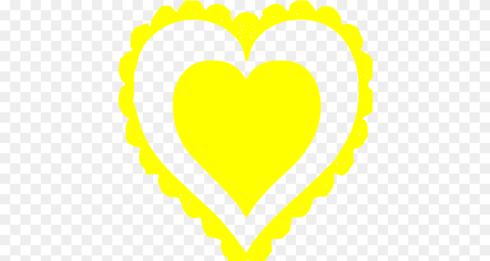 Yellow Heart 52 Icon Yellow Heart Icons Heart, Person, Logo, Symbol Png Image
